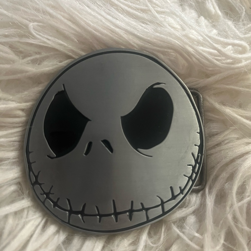 Disneys The nightmare before Christmas pewter belt buckle EUC - Picture 1 of 2